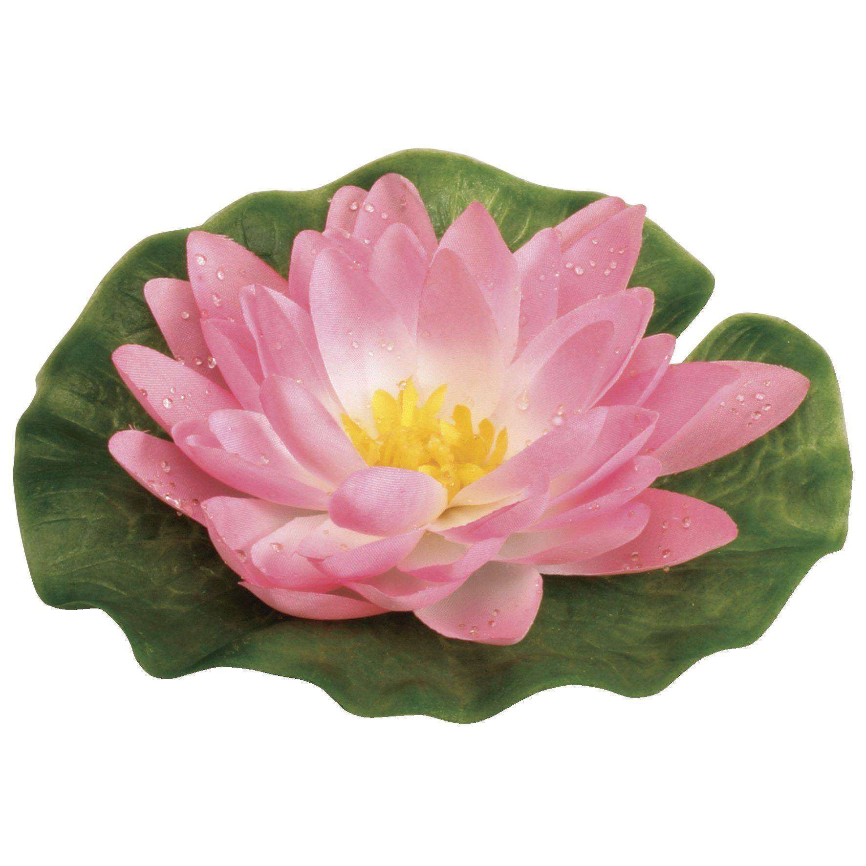 Decoratiune lac nufar matase roz 7995