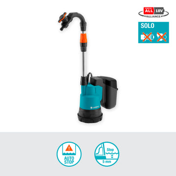 14602 55 POMPA PT BUTOI APA DE PLOAIE 2000/2 LI-18V FARA ACCU SI INCARCATOR