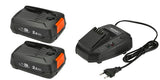 SET BATERIE P4A 2 x PBA 18V/45 2,5 Ah + INCARCATOR  AL1830CV - 14907