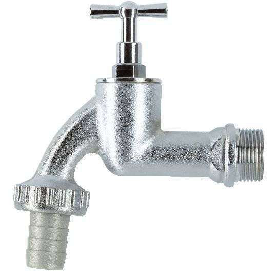 Robinet cu mufa filetata pentru furtun cu filet  de 21mm pentru furtun 13mm 7330