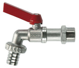 Robinet cu supapa bila cu filet de 26,5mm pentru furtun de 13mm 7332