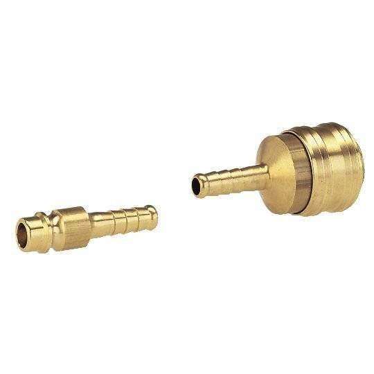 Cuple pentru furtun compresiune transparent 9mm 7352