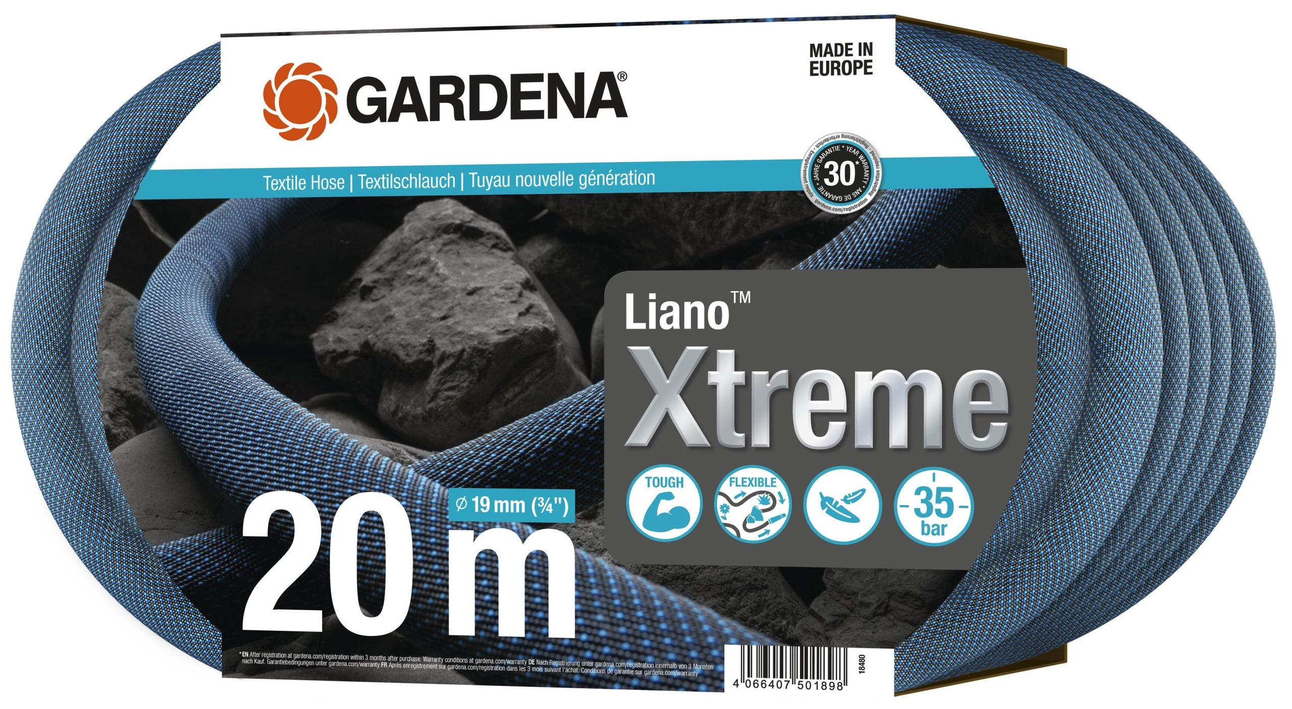 SET FURTUN TEXTIL LIANO XTREME 20M 3/4  18480
