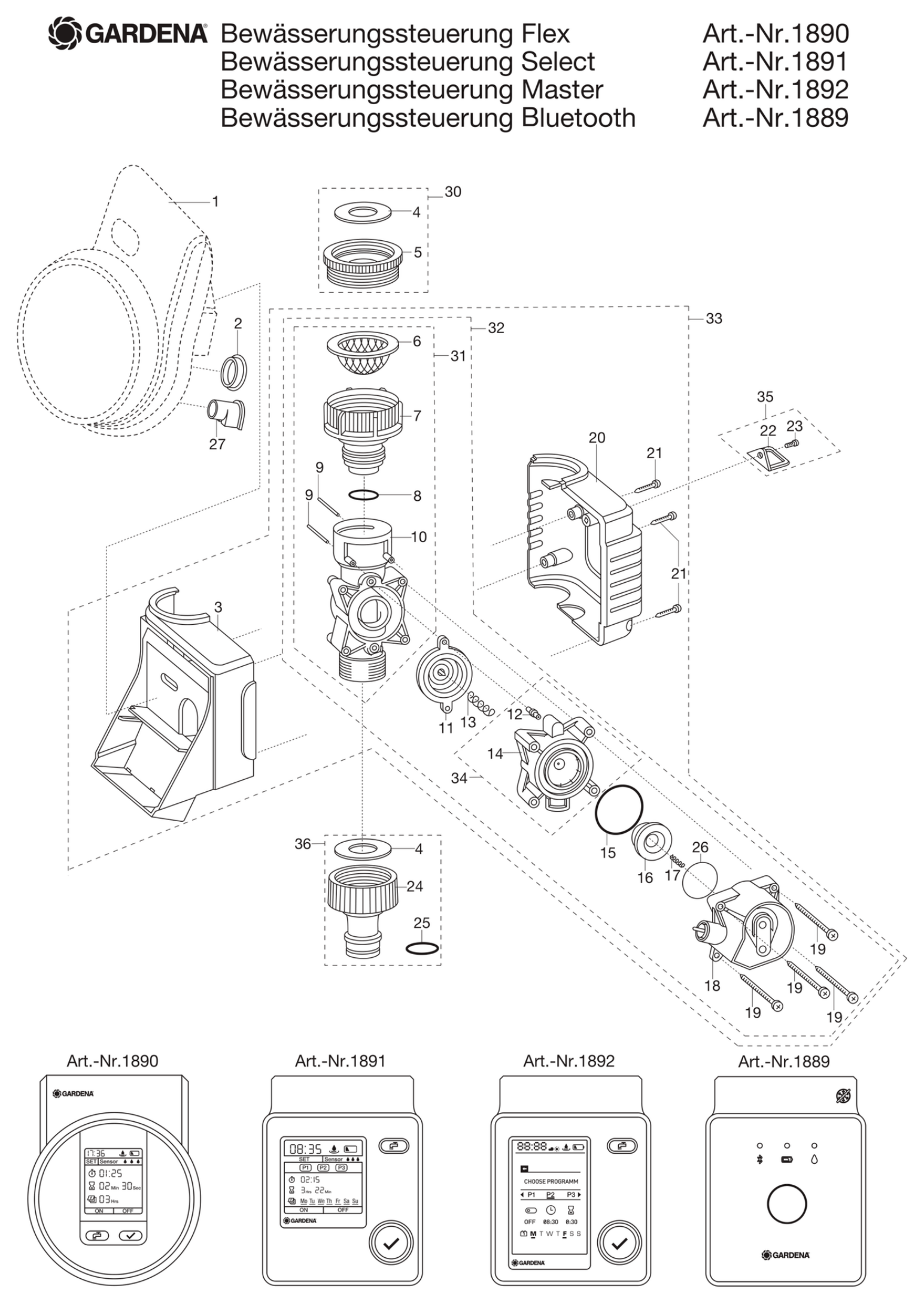 Schema piese de schimb PROGRAMATOR BLUETOOTH 1889