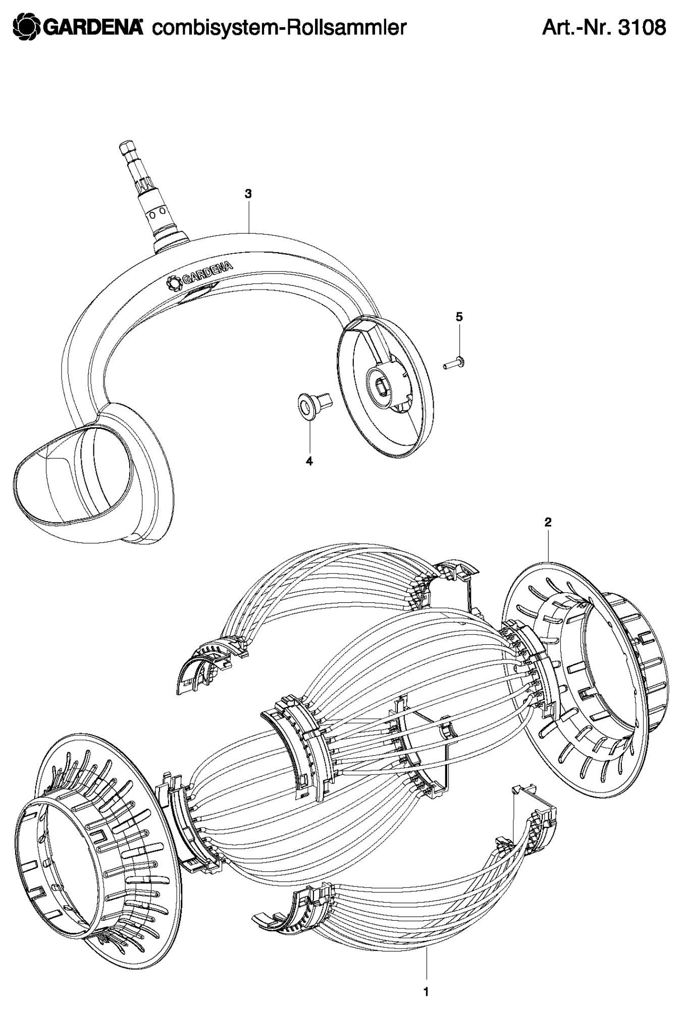 Schema piese de schimb CULEGATOR DE FRUCTE TIP ROLA 3108