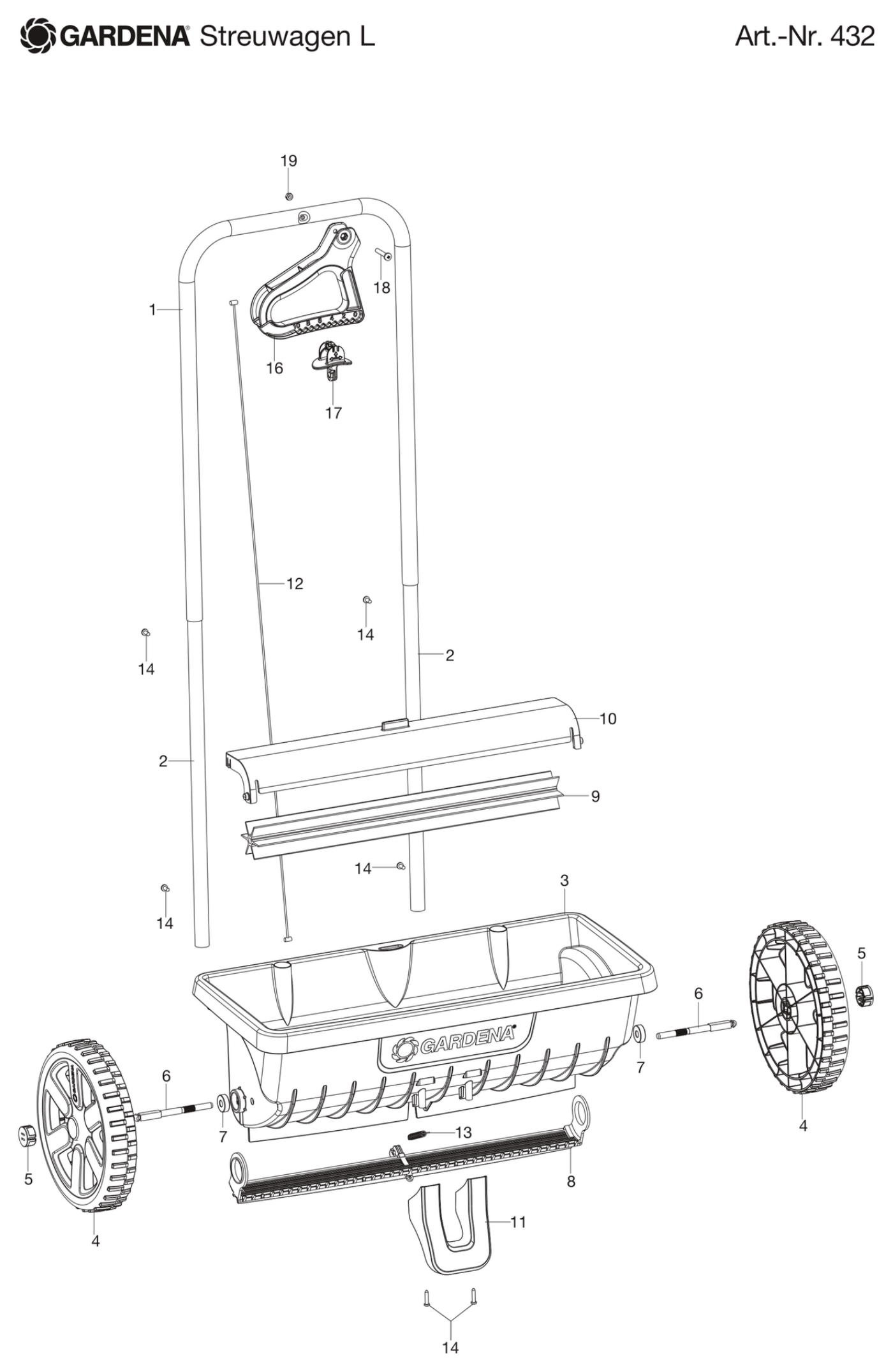 Schema piese de schimb DISPOZITIV DE IMPRASTIERE  L 432