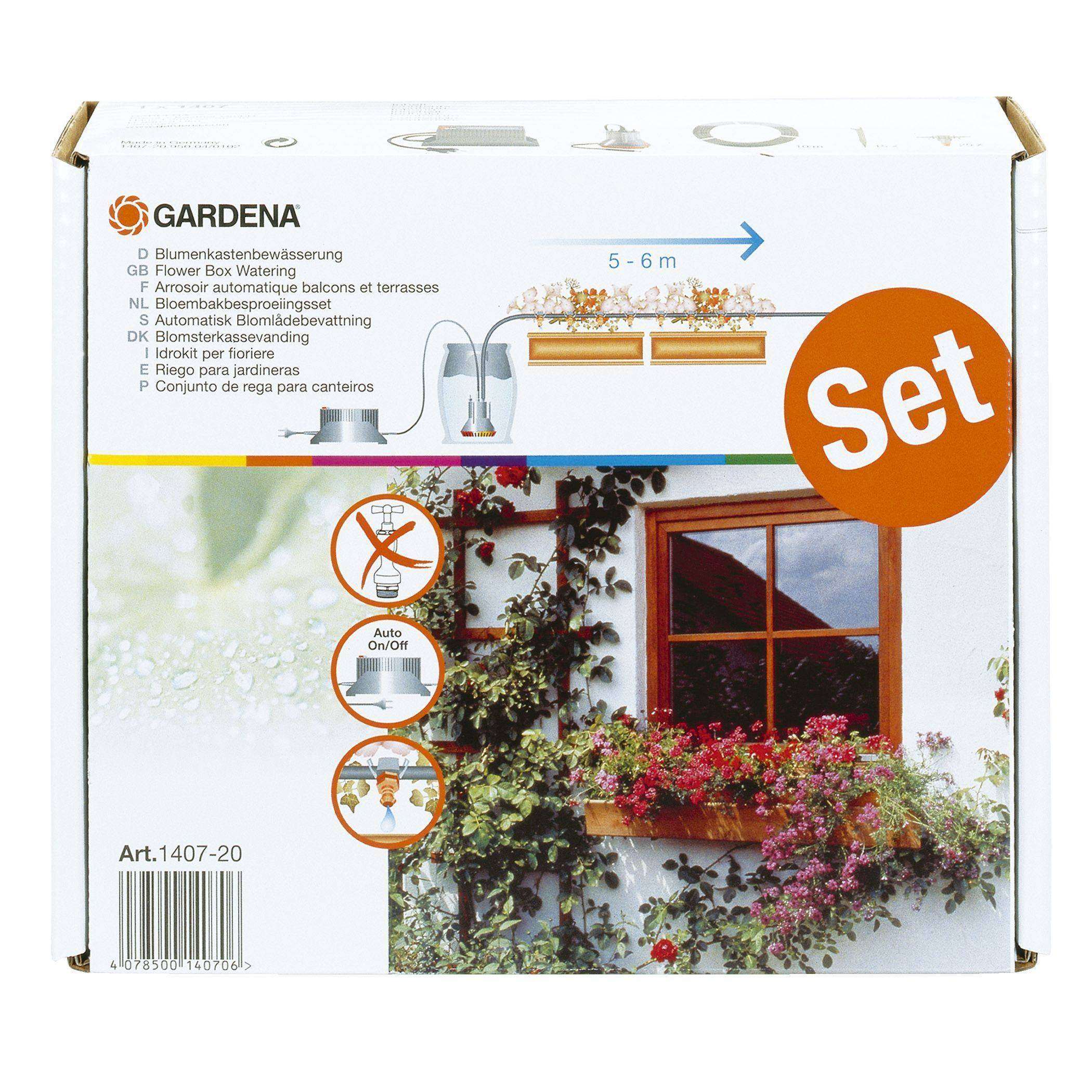 Set automat micro-irigare pentru jardiniere 1407