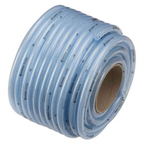Furtun transparent cu ranforsare textila 8x3mm-rola50m 4973